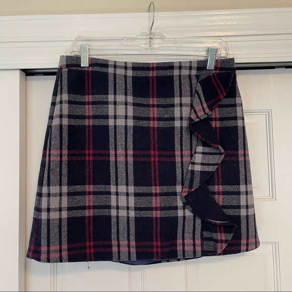 Jcrew Wool Mini Skirt - Picture 2 of 5